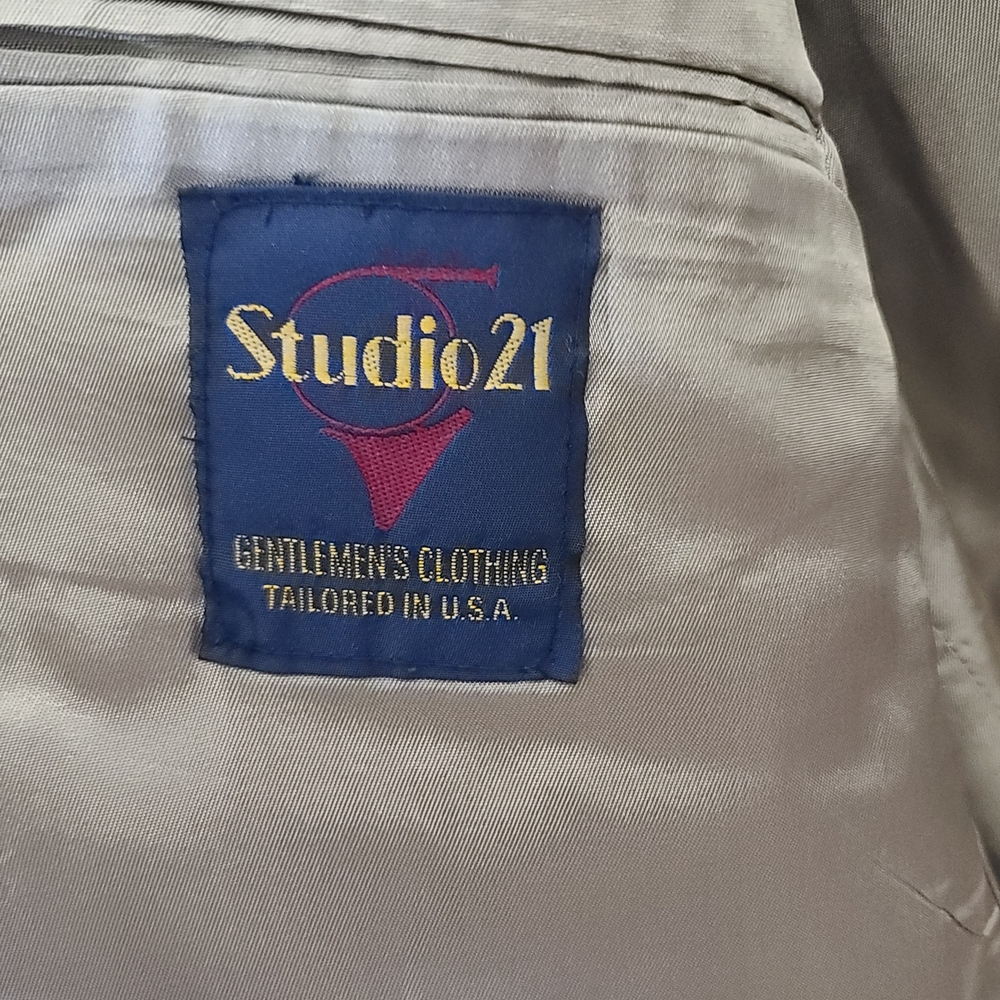 Studio21 3 Button Men's Blazer - Picture 2 of 7